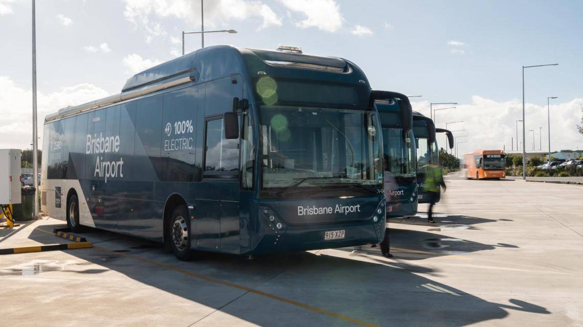 Carbridge fleet at bus charging station